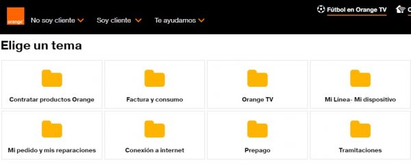 Teléfono Orange